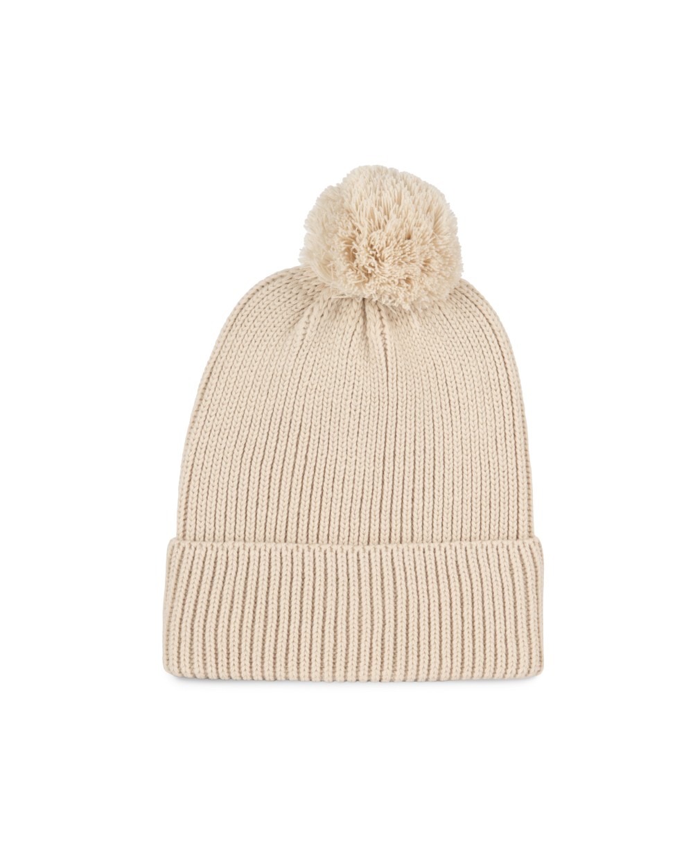 Mutsen K-UP Muts met pompon voor bedrukking &amp; borduring