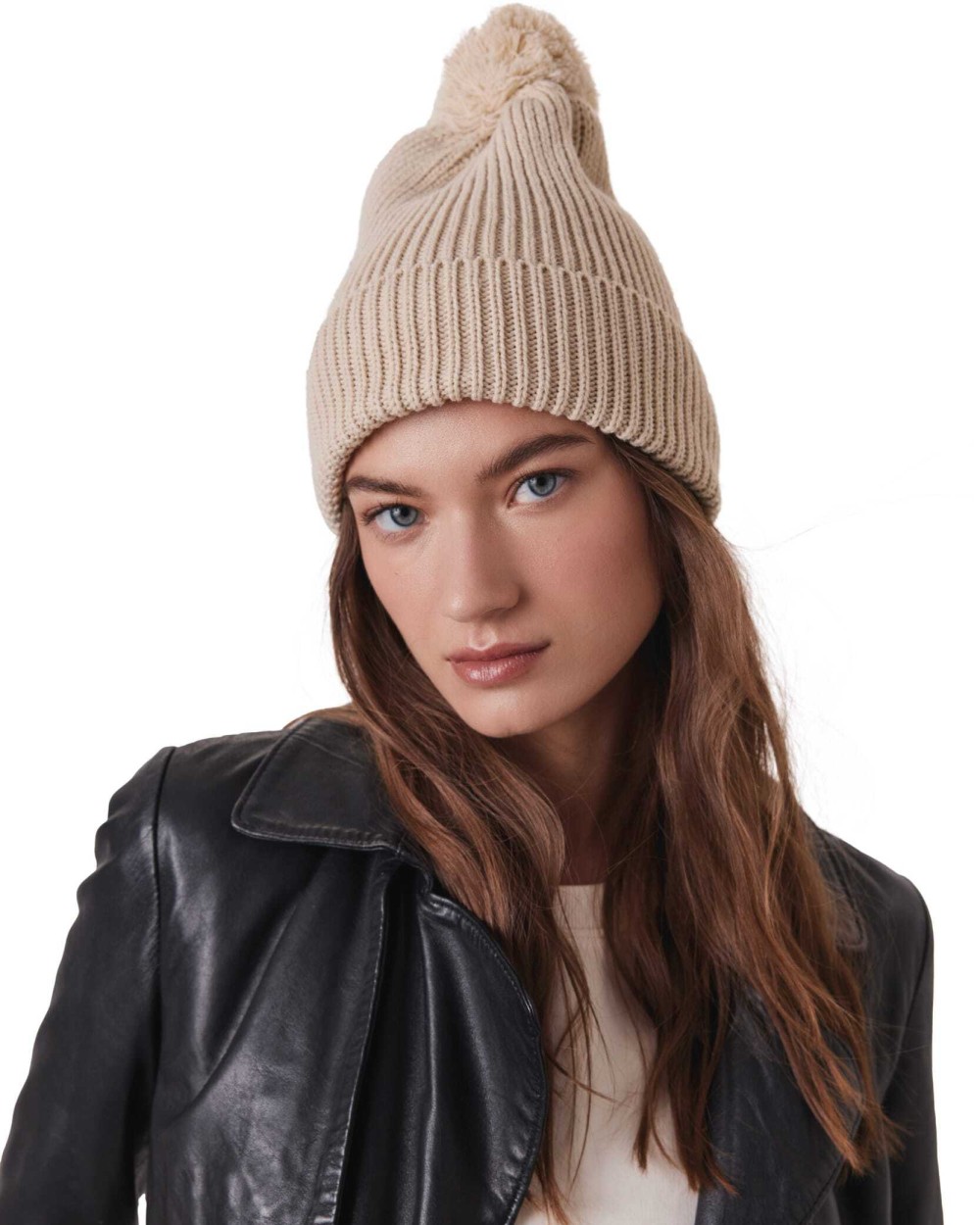 Mutsen K-UP Muts met pompon voor bedrukking &amp; borduring