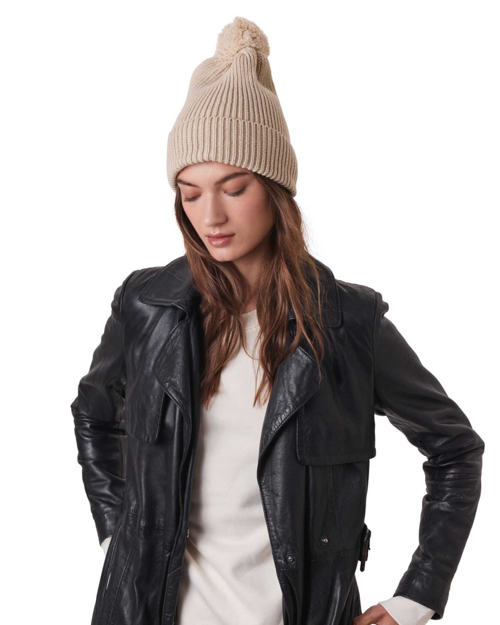 Mutsen K-UP Muts met pompon voor bedrukking &amp; borduring