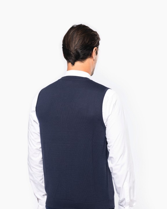 Pulls personnalisable KARIBAN Gilet Supima® homme