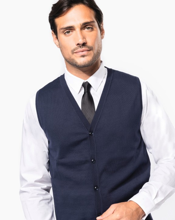 Pulls personnalisable KARIBAN Gilet Supima® homme