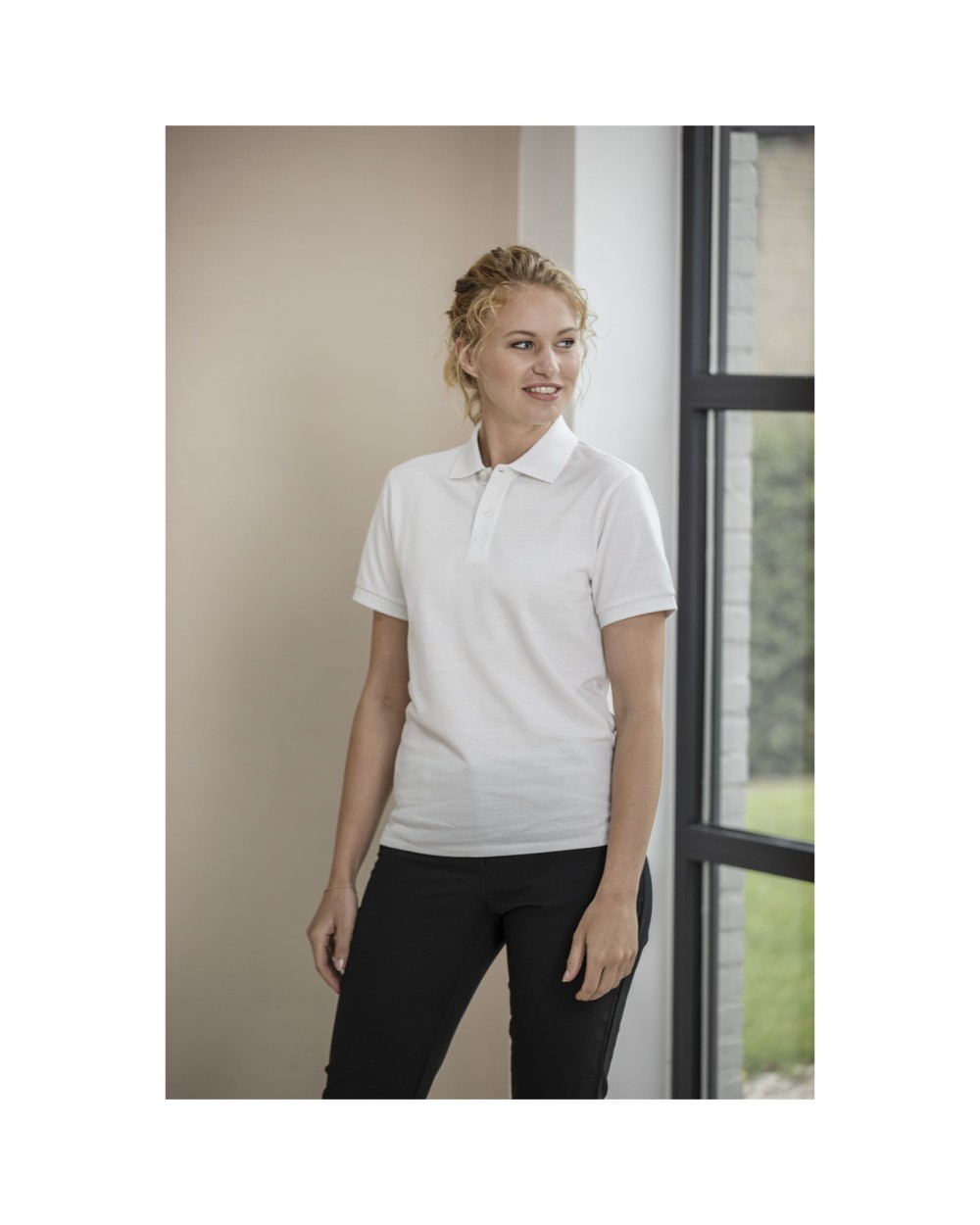 Polo's ELEVATE Emerald unisex Aware™ gerecyclede polo met korte mouwen voor bedrukking &amp; borduring