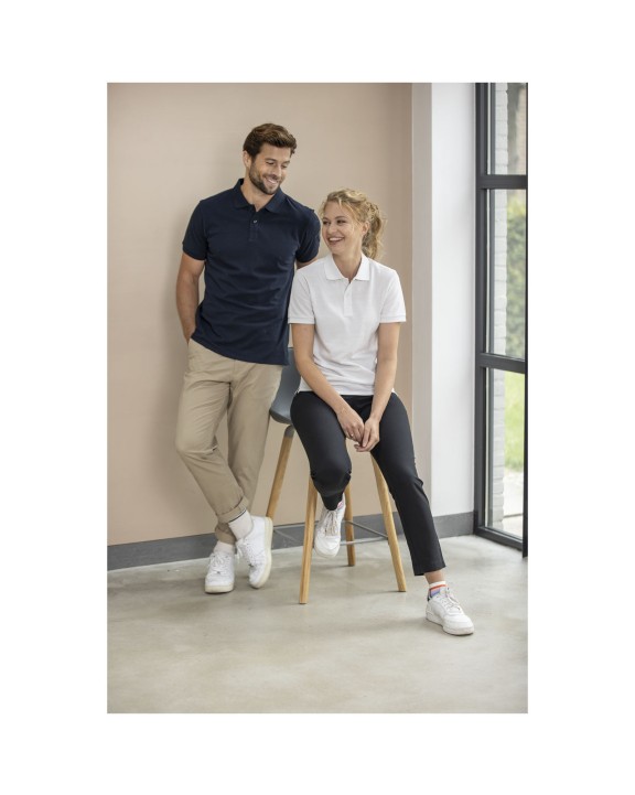 Polos personnalisable ELEVATE Polo Emerald recyclé unisexe à manches courtes Aware™