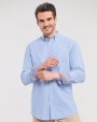 RUSSELL MEN'S LONG SLEEVE TAILORED WASHED OXFORD SHIRT Hemden personalisierbar