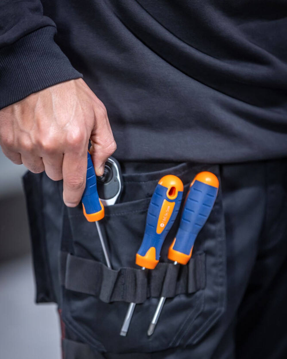 Broeken PROJOB 7513 STRETCHBROEK MET KNIEZAKKEN EN SPIJKERZAKKEN DAMES voor bedrukking &amp; borduring