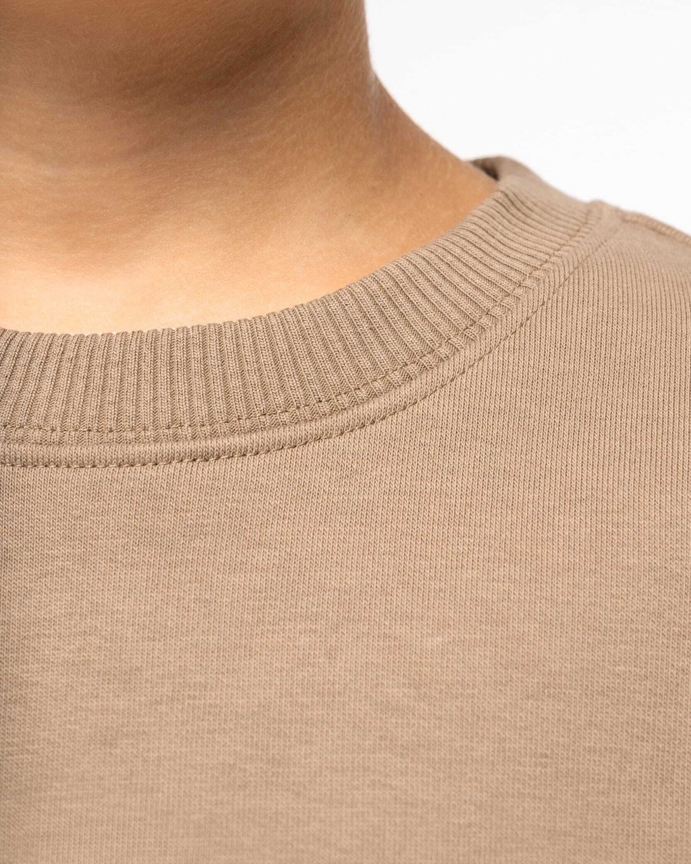 Sweaters & hoodies NATIVE SPIRIT Ecologische cropped kindersweater met ronde hals voor bedrukking &amp; borduring