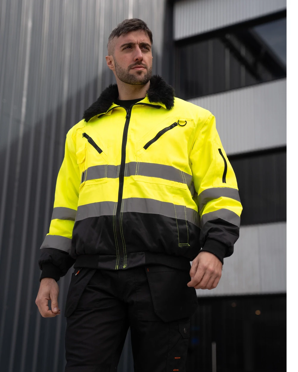 Vestes personnalisable KORNTEX HI-VIS PILOT JACKET "OSLO"