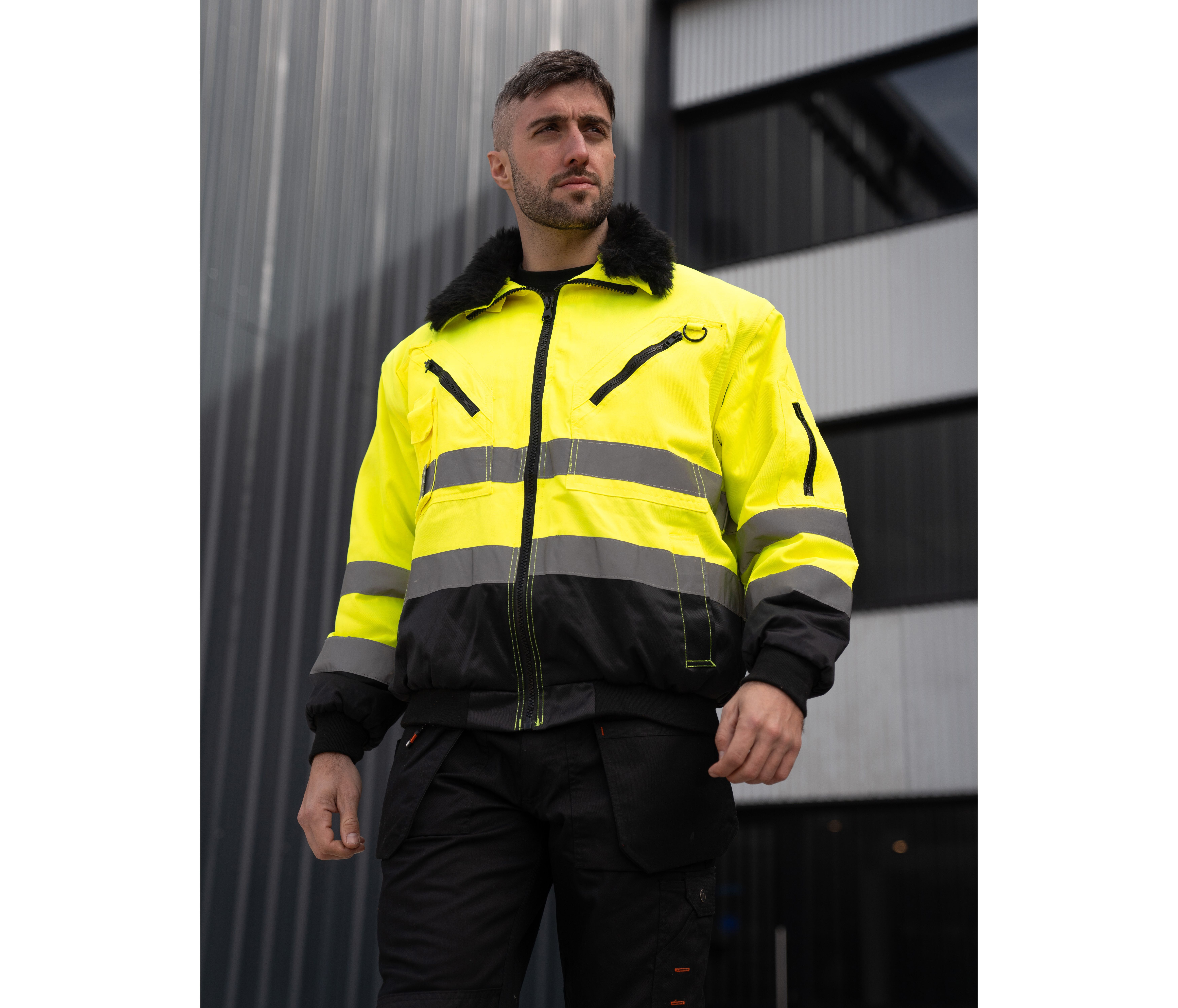 Vestes personnalisable KORNTEX HI-VIS PILOT JACKET "OSLO"