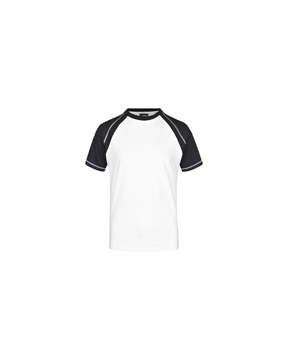 JAMES & NICHOLSON Tee-shirt bicolore homme T-Shirts personalisierbar