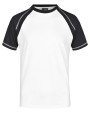 JAMES & NICHOLSON Tee-shirt bicolore homme T-Shirts personalisierbar