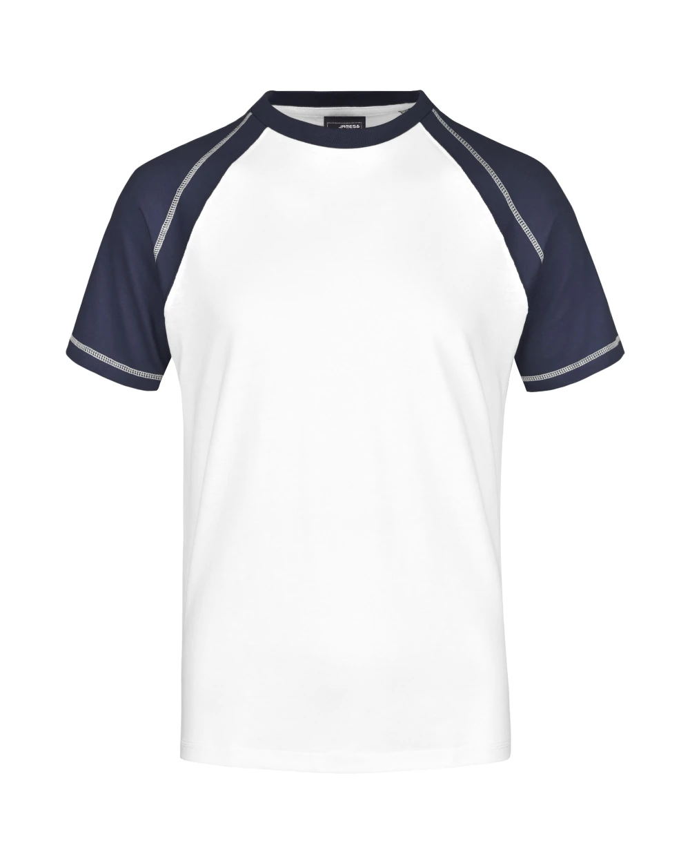 T-Shirts personnalisable JAMES & NICHOLSON Tee-shirt bicolore homme