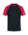 T-Shirts personnalisable JAMES & NICHOLSON Tee-shirt bicolore homme