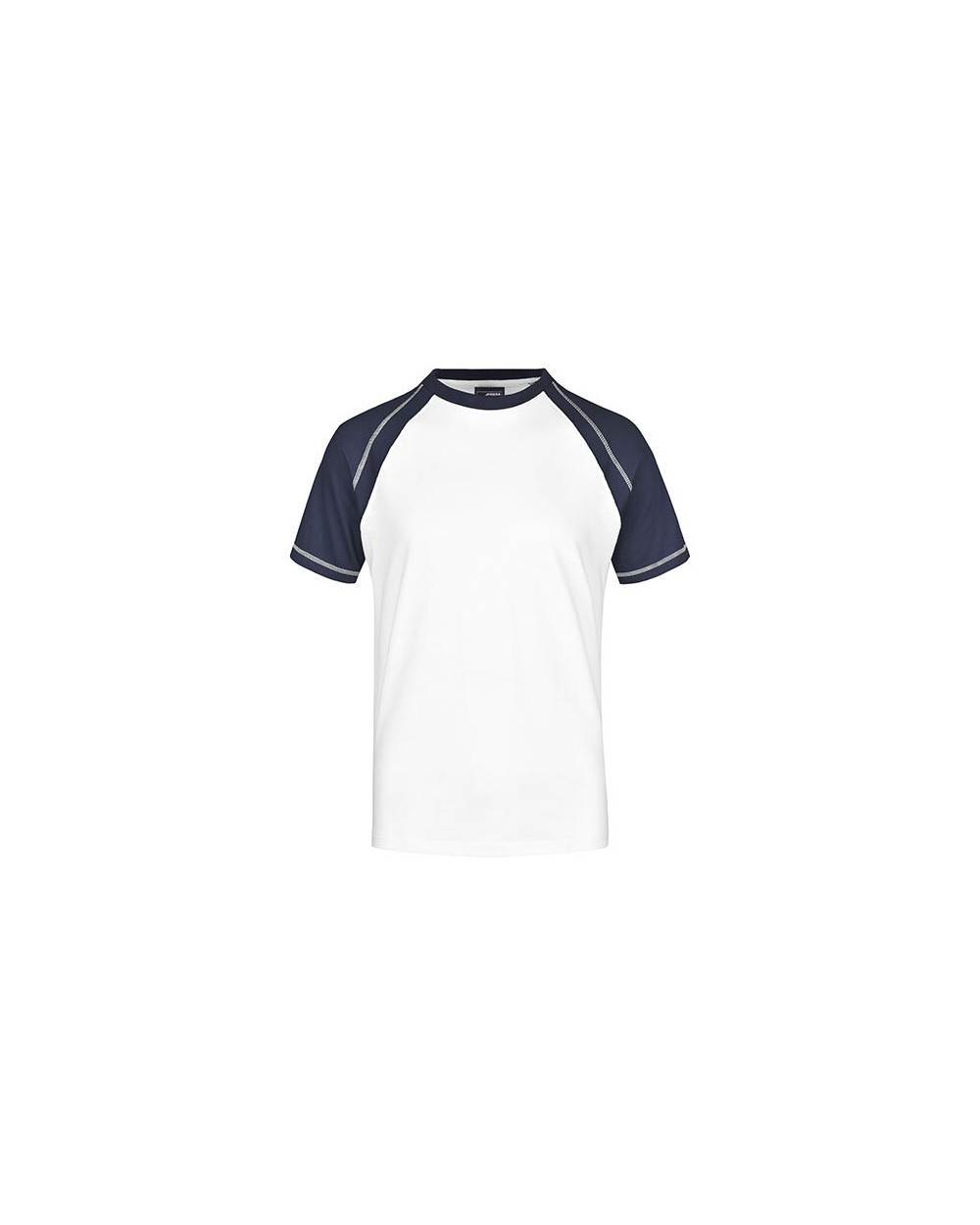 JAMES & NICHOLSON Tee-shirt bicolore homme T-Shirts personalisierbar
