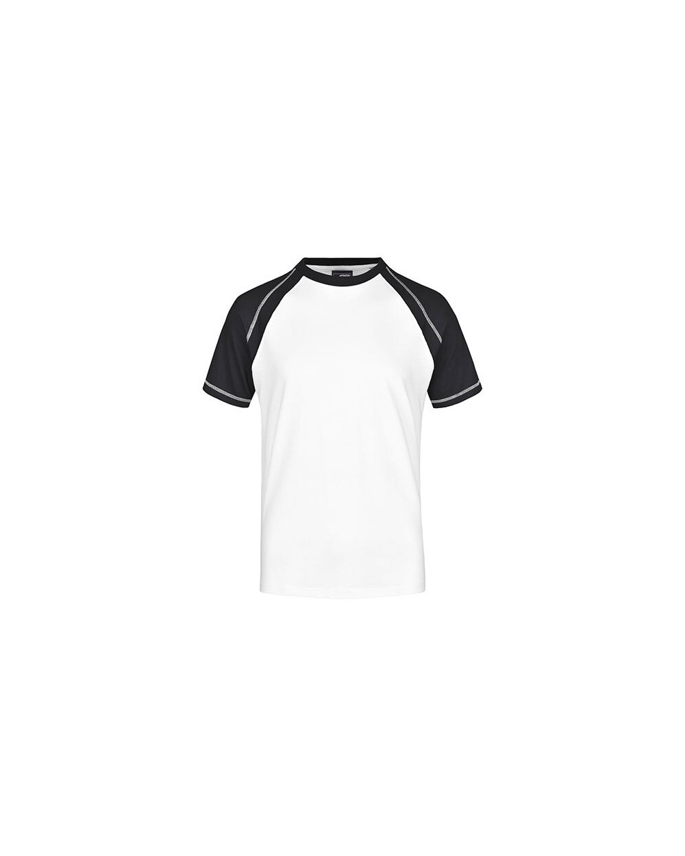 JAMES & NICHOLSON Tee-shirt bicolore homme T-Shirts personalisierbar