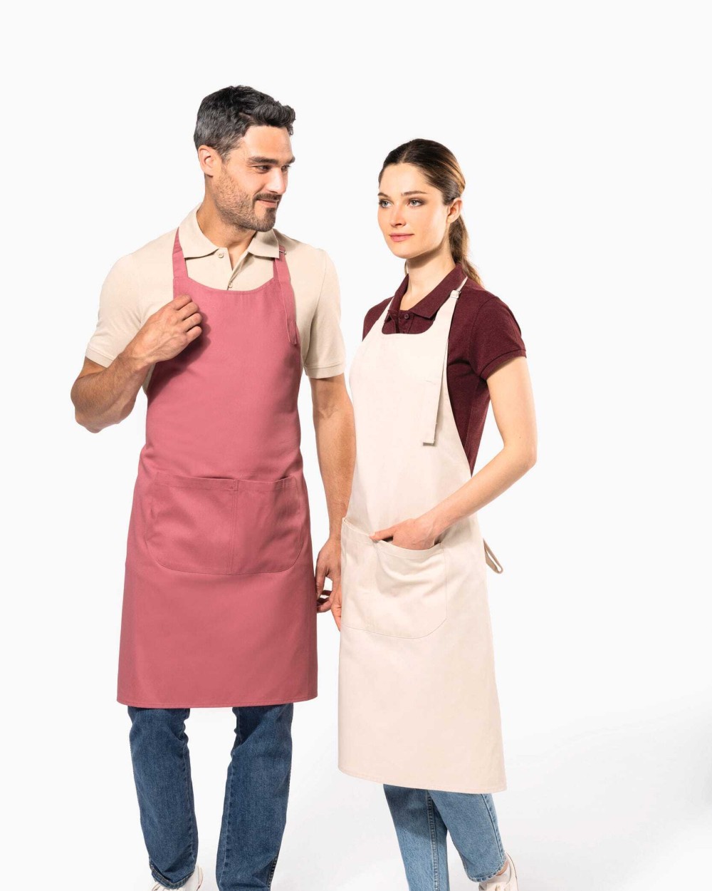 Tabliers personnalisable KARIBAN Tablier coton avec poche