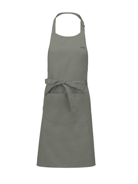 KARIBAN Tablier coton avec poche /api/colors/24aa43c8-39f7-4fe5-9d98-48c70f7ae002 personnalisable