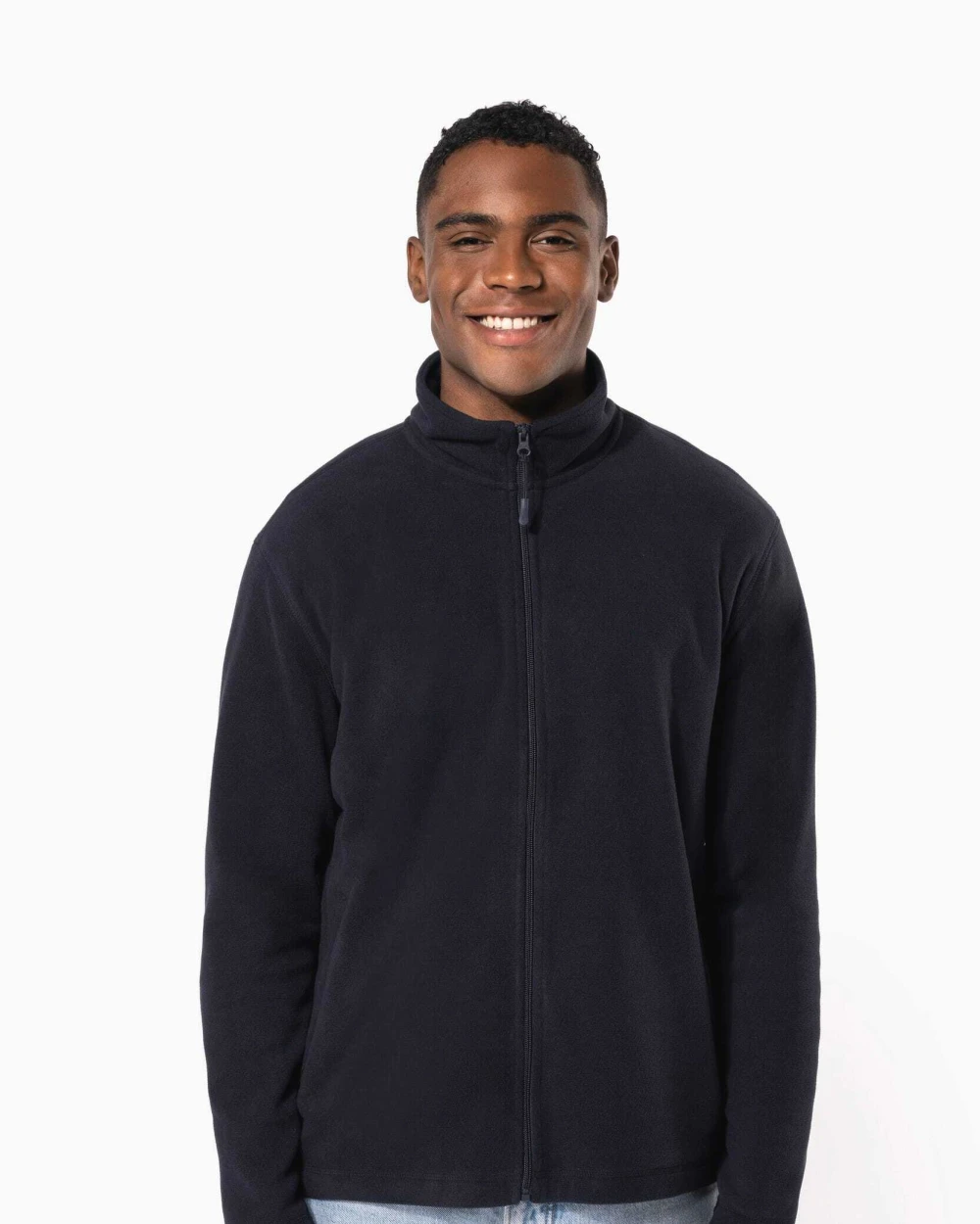 Polar Fleeces KARIBAN Microfleece met rits voor bedrukking &amp; borduring