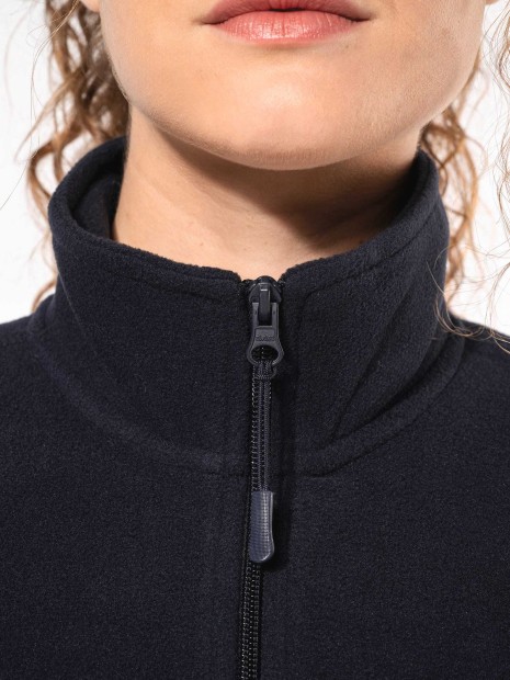 Laines polaires à personnaliser KARIBAN Veste micropolaire zippée unisexe 