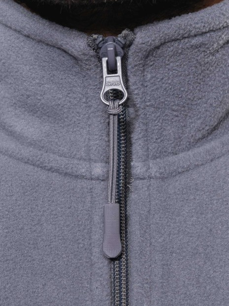 Laines polaires à personnaliser KARIBAN Veste micropolaire zippée unisexe 