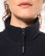 KARIBAN Mikrofleece-Jacke durchgehender Reißverschluss Polar Fleeces personalisierbar