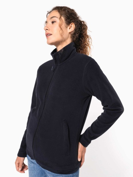 Laines polaires à personnaliser KARIBAN Veste micropolaire zippée unisexe 