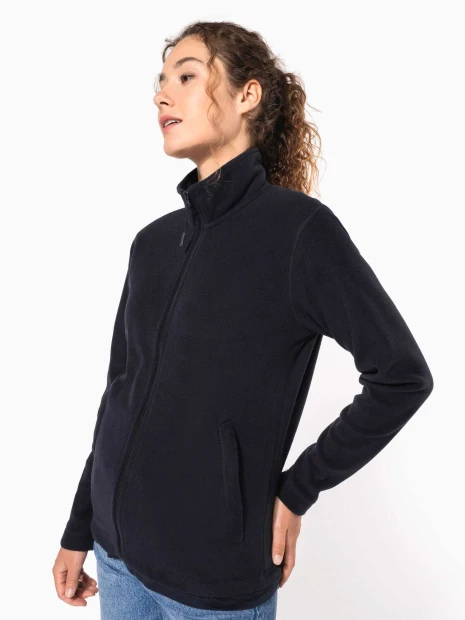 Laines polaires à personnaliser KARIBAN Veste micropolaire zippée unisexe 