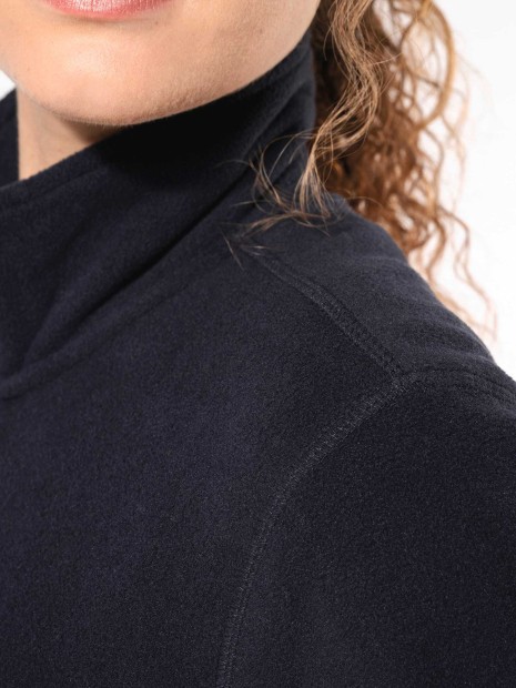 Laines polaires à personnaliser KARIBAN Veste micropolaire zippée unisexe 