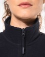 KARIBAN Mikrofleece-Jacke durchgehender Reißverschluss Polar Fleeces personalisierbar
