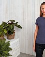 T-shirts PREMIER Ecologisch dames-T-shirt ‘Comis’ met knoopjeshals voor bedrukking &amp; borduring
