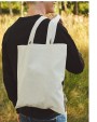 Tassen & Zakken NEUTRAL TIGER COTTON SHOPPING BAG voor bedrukking &amp; borduring