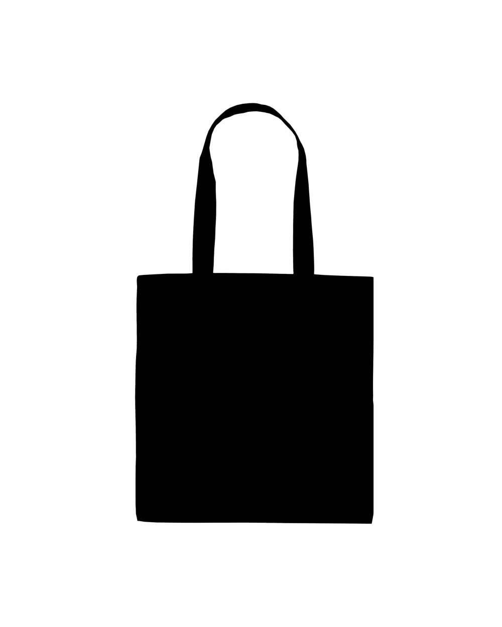 Tassen & Zakken NEUTRAL TIGER COTTON SHOPPING BAG voor bedrukking &amp; borduring