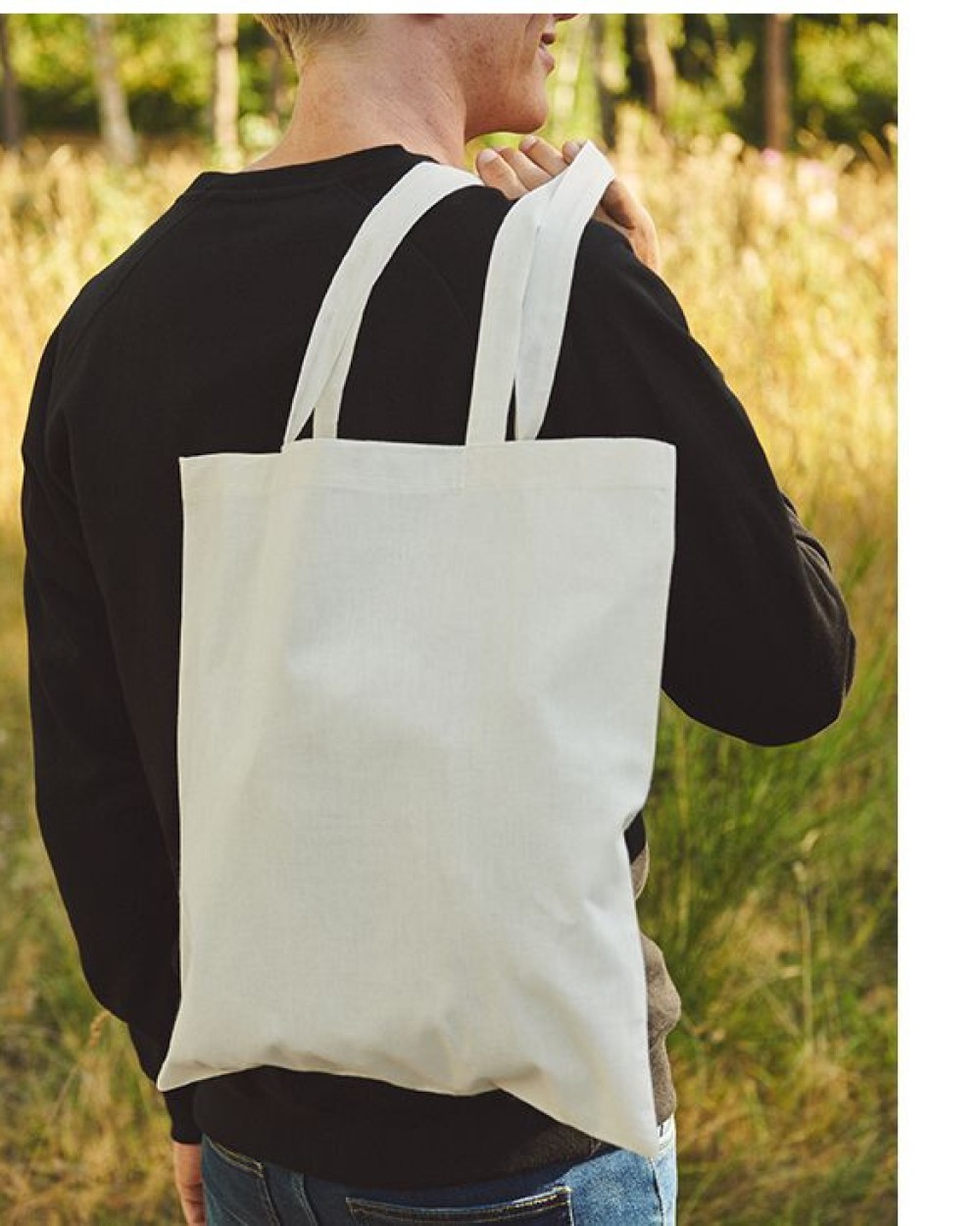 NEUTRAL TIGER COTTON SHOPPING BAG Taschen personalisierbar