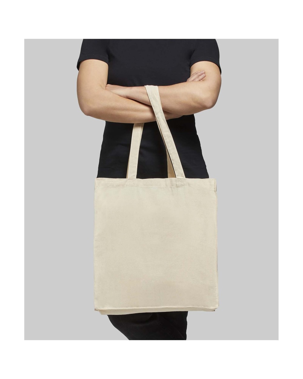 Tote bags 4DO Odessa 220 g/m katoenen draagtas 13L voor bedrukking &amp; borduring