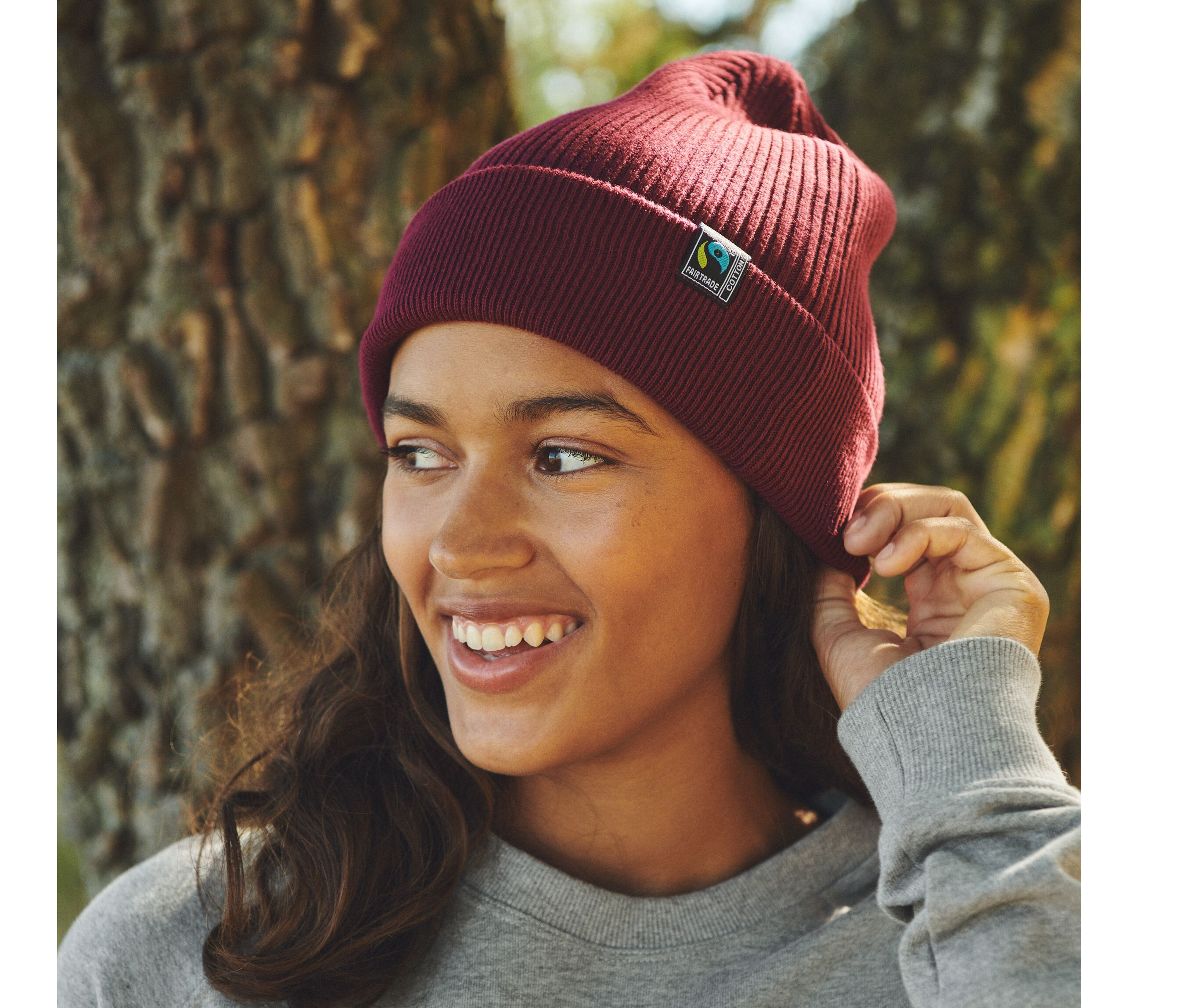 Bonnets personnalisable NEUTRAL MIXED KNIT BEANIE