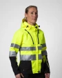 Softshells personnalisable PROJOB 6423 PARKA SOFTSHELL FEMME - EN ISO 20471 CLASSE 3/2