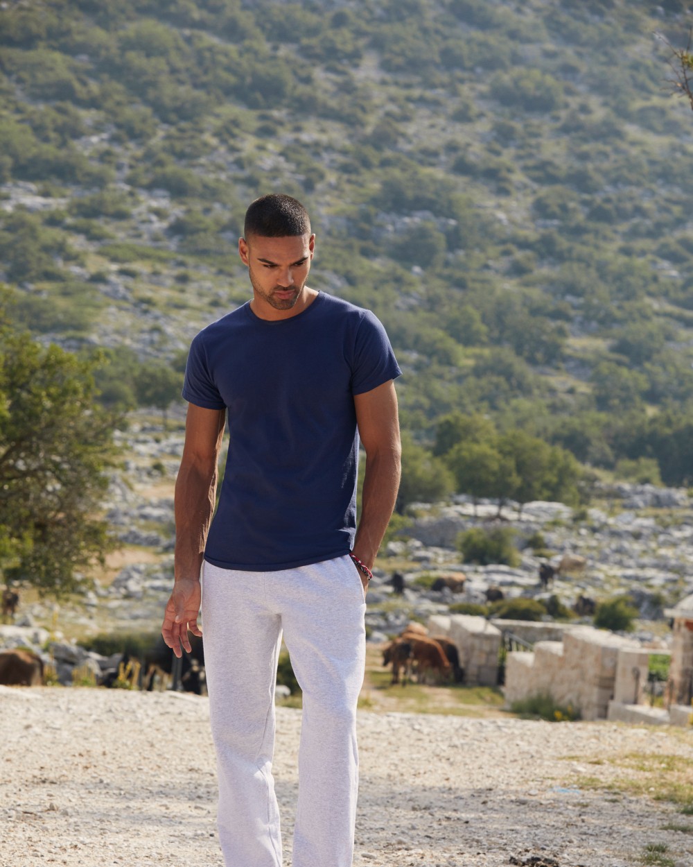 FOL Classic Open Hem Jog Pants (64-032-0) Hosen personalisierbar