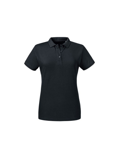 RUSSELL LADIES' PURE ORGANIC POLO /api/colors/b9fdad4a-5e94-45cb-8c03-c08b349b28c3 personnalisable