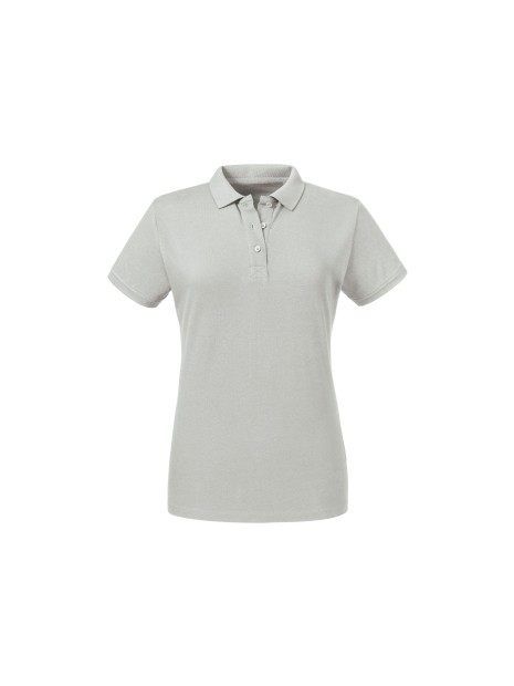 RUSSELL LADIES' PURE ORGANIC POLO /api/colors/d3a8c417-dd5a-4053-9302-52b2bb7aa59d personnalisable