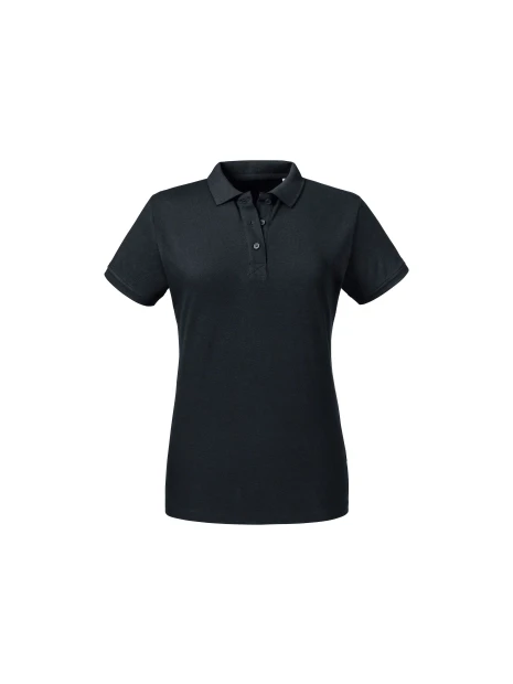 RUSSELL LADIES' PURE ORGANIC POLO /api/colors/b9fdad4a-5e94-45cb-8c03-c08b349b28c3 personnalisable