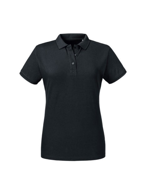 RUSSELL LADIES' PURE ORGANIC POLO  personnalisable