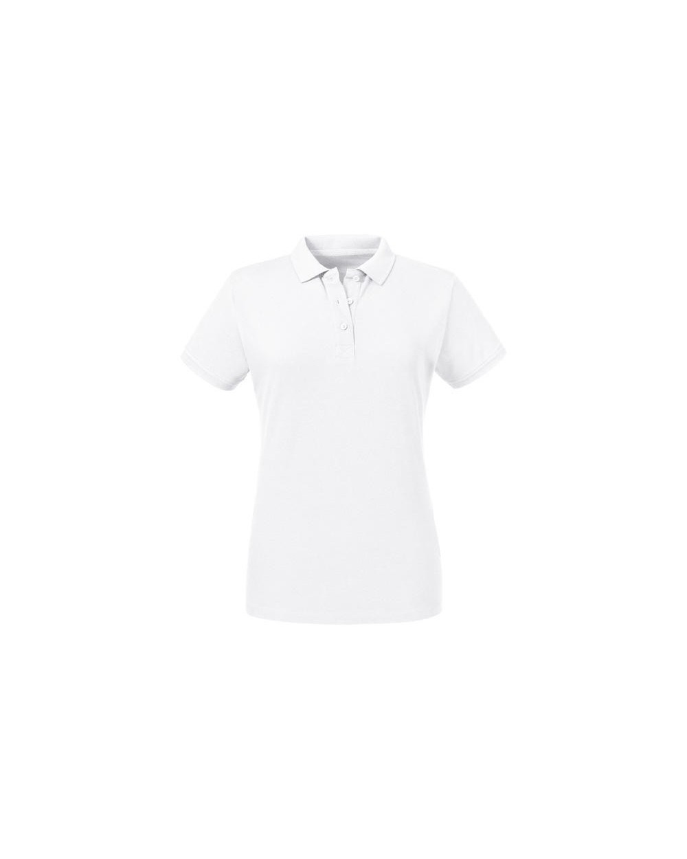 Polo's RUSSELL LADIES' PURE ORGANIC POLO voor bedrukking &amp; borduring