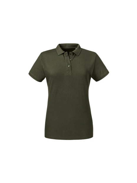 RUSSELL LADIES' PURE ORGANIC POLO /api/colors/06a1e8ca-8322-48cf-8302-f92423bebd56 personnalisable