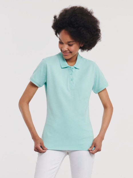 Polos à personnaliser RUSSELL LADIES' PURE ORGANIC POLO /api/colors/6e9e449e-20e6-43d9-ae2d-df4dad68687d
