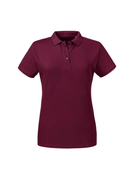 RUSSELL LADIES' PURE ORGANIC POLO /api/colors/86185b65-5340-41c9-bb92-4d29c8ef7554 personnalisable