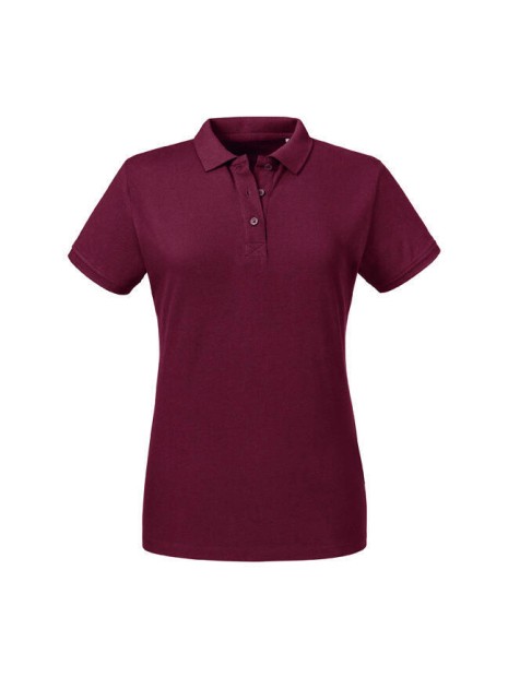 RUSSELL LADIES' PURE ORGANIC POLO /api/colors/86185b65-5340-41c9-bb92-4d29c8ef7554 personnalisable