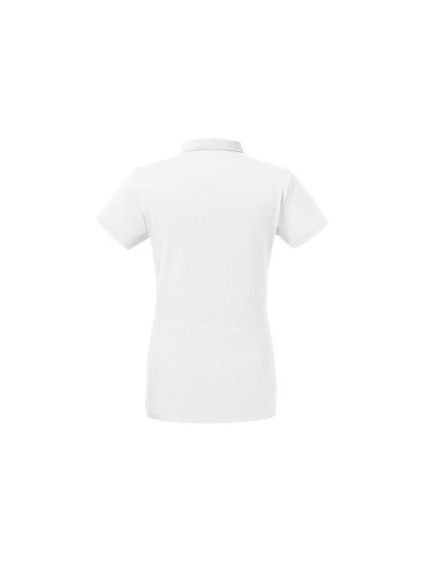 RUSSELL LADIES' PURE ORGANIC POLO /api/colors/7a92cd2d-10d2-40b4-928b-296bb7487506 personnalisable