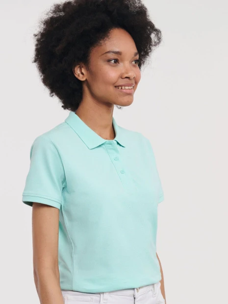 Polos à personnaliser RUSSELL LADIES' PURE ORGANIC POLO 