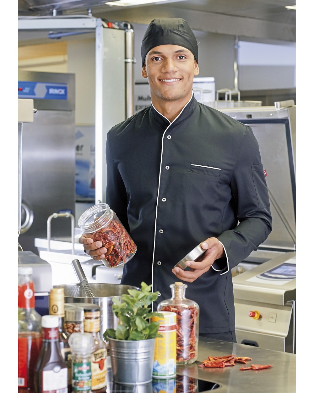 Jassen C.G. WORKWEAR Chef´s Jacket Trapani Man voor bedrukking &amp; borduring