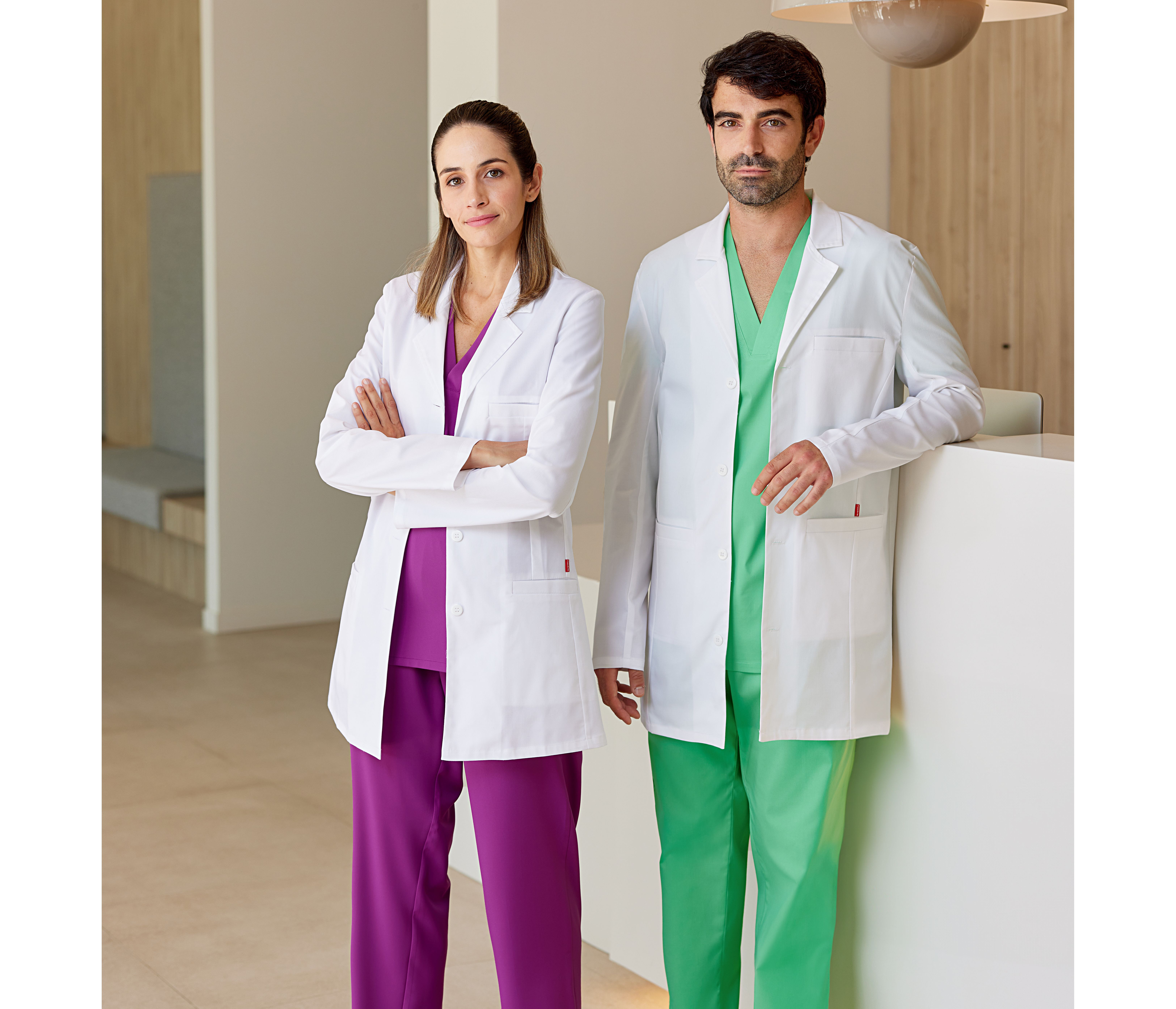 Hemden VELILLA MEN'S SHORT STRETCH COAT voor bedrukking &amp; borduring