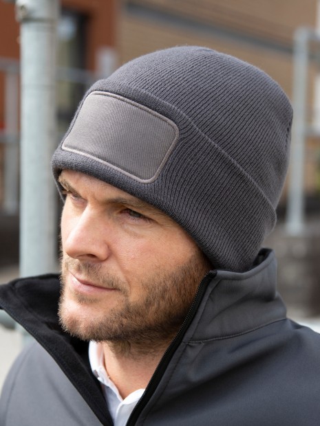 Bonnets à personnaliser RESULT Bonnet imprimable double Tricot 